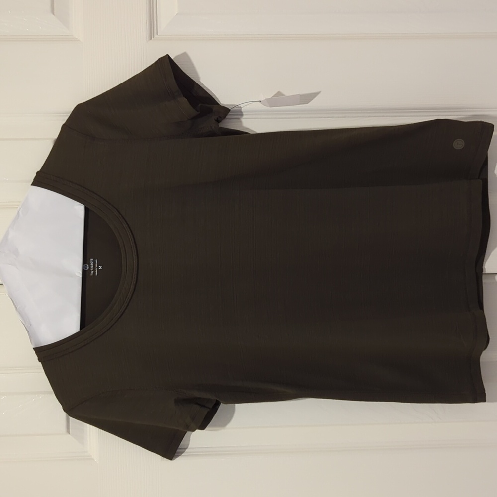 Talbots T by Talbot's women's NWT cotton/modal tee, olive green, size M